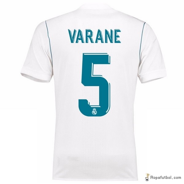 Camiseta Real Madrid Replica Primera Ropa Varane 2017/18